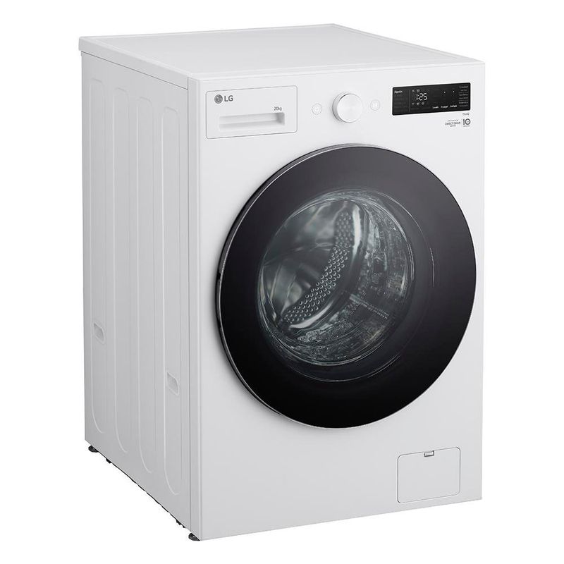 Lavadora frontal con vapor y control inteligente ThinQ 45 lbs