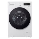 Lavadora frontal con vapor y control inteligente ThinQ 45 lbs