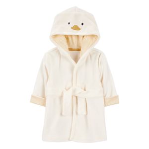 Bata con Capucha Diseño Pollito Talla 0-9 Meses