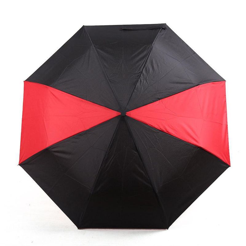 Set De 2 Paraguas Rojo Y Negro - Zmobili