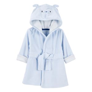 Bata con Capucha Diseño Perrito Talla 0-9 Meses