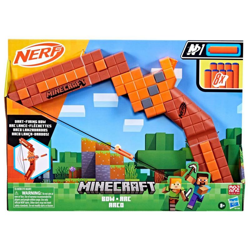 Arco Nerf Minecraft con Dardos