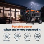 Generador Eléctrico Generac Portátil Trifuel 9500 W