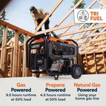 Generador Eléctrico Generac Portátil Trifuel 9500 W