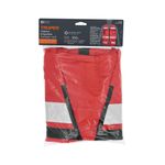 Chaleco Brigadista con Cintas Reflejantes Rojo