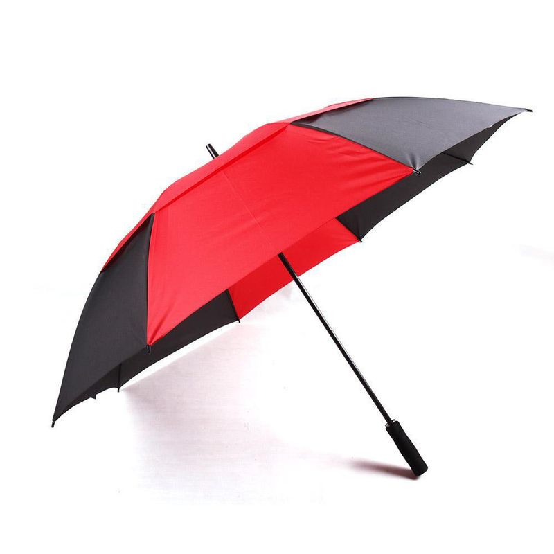 Set De 2 Paraguas Rojo Y Negro - Zmobili