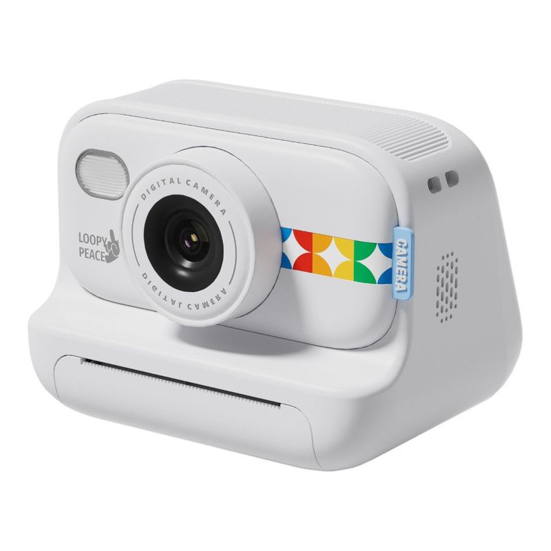 Cámara Instantánea Digital Blanca Tipo Retro