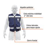 Chaleco Brigadista con Cintas Reflejantes Azul
