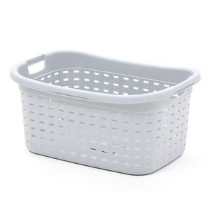 Canasta para lavandería color Cemento