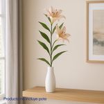 Rama de Lirio Artificial Rosa