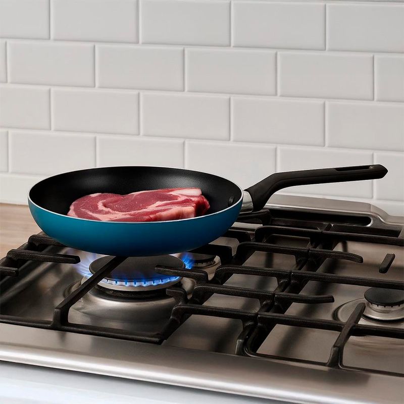 Sartén Antiadherente de Aluminio Color Azul