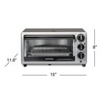 Horno Tostador 2 en 1 Acero Inoxidable