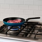 Set de 2 Sartenes de 20 y 24 cm de Aluminio con Antiadherente para Cocina Color Azul