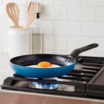 Set de Sartén y Olla con Tapa de 3 Piezas de Aluminio para Cocina Color Azul