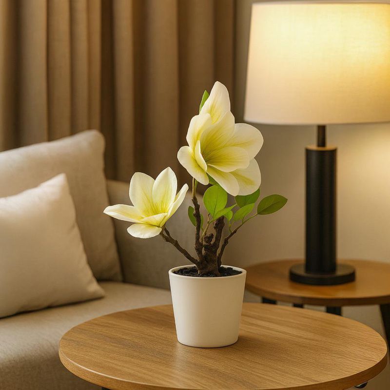 Magnolia Artificial con Maceta 34 cm
