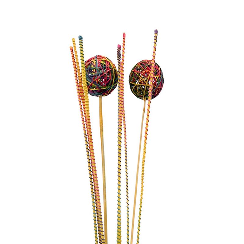 Bouquet Artesanal con Esferas - Colores Surtidos