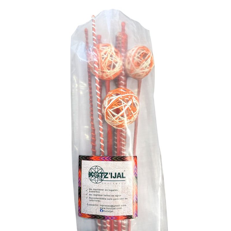 Bouquet Artesanal con Esferas - Colores Surtidos