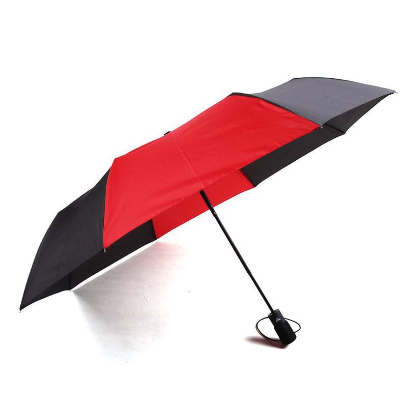 Set De 2 Paraguas Rojo Y Negro - Zmobili