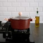 Olla Alta Antiadherente de Aluminio Forjado