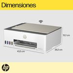 Impresora Multifuncional HP Smart Tank 583 con WiFi y AirPrint