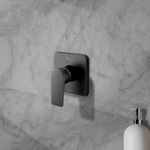 Mezcladora para Ducha 1 Manija Sena Negro Mate