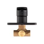 Mezcladora para Ducha 1 Manija Sena Negro Mate