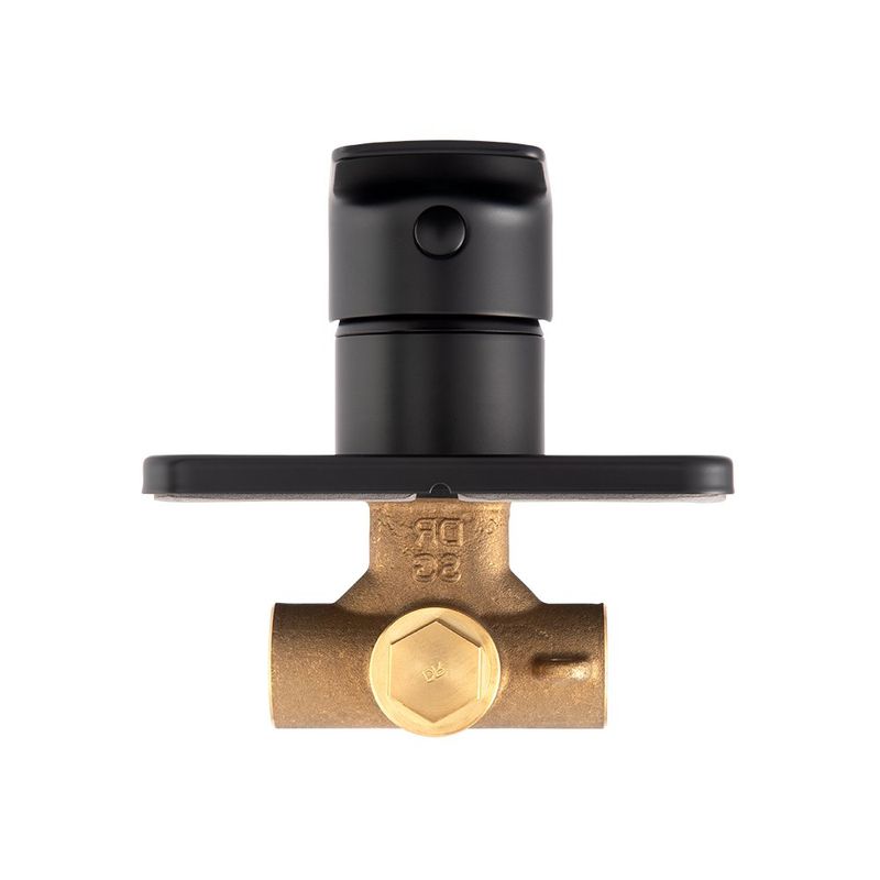 Mezcladora para Ducha 1 Manija Sena Negro Mate