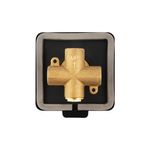 Mezcladora para Ducha 1 Manija Sena Negro Mate