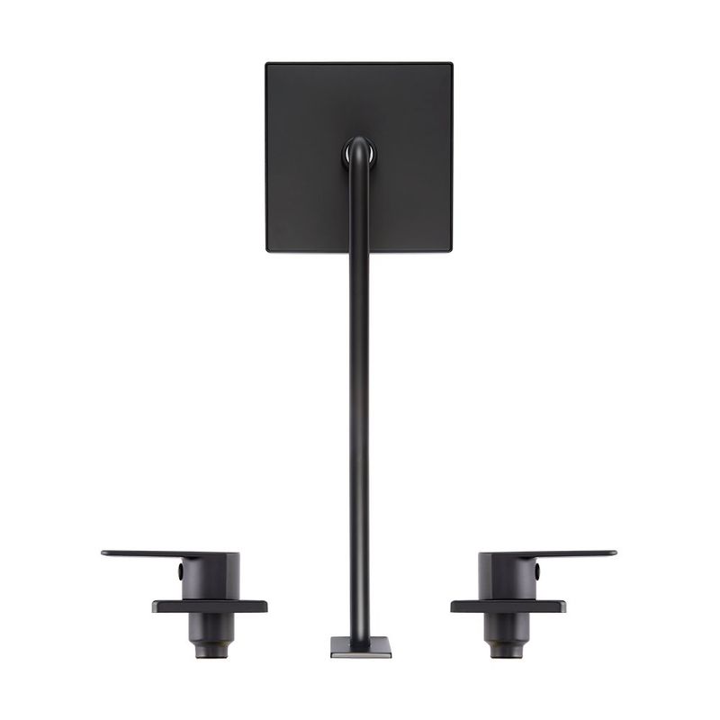 Regadera con Mezclador 2 Llaves 8 Plg Sena Color Negro