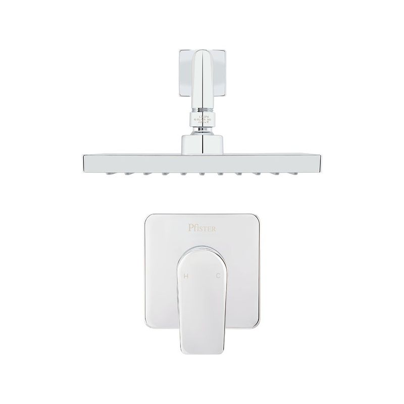 Regadera con Mezclador Monomando Sena Cromo