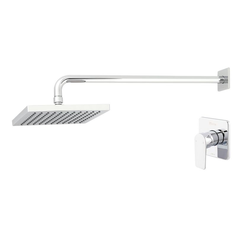 Regadera con Mezclador Monomando Sena Cromo