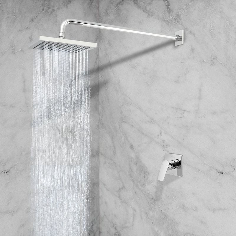 Regadera con Mezclador Monomando Sena Cromo