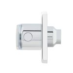 Regadera con Mezclador 2 Llaves 8 Plg Sena Cromo