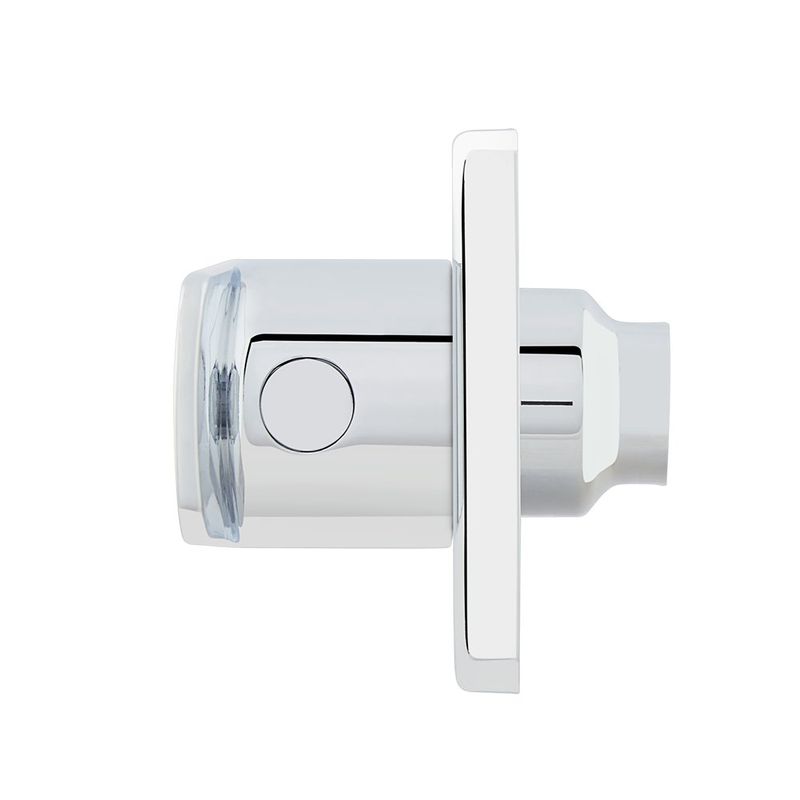 Regadera con Mezclador 2 Llaves 8 Plg Sena Cromo