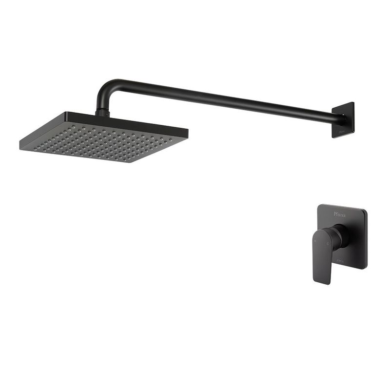 Regadera con Mezclador Monomando Sena Color NEgro