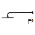 Regadera con Mezclador Monomando Sena Color NEgro