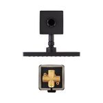 Regadera con Mezclador Monomando Sena Color NEgro