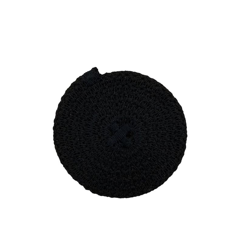 Set de Posavasos Color Negro 4 Pzas