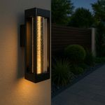 Lámpara de Pared de Exterior Negra 11w