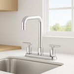 Mezcladora para Cocina Sena Acabado Cromo Brillante de 8 Plg