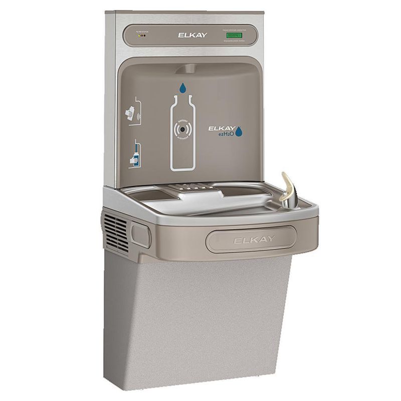 Bebedero Con purificador Integrado Gris - Elkay