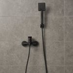 Ducha con Válvula Expuesta y Salida de Tina Sena Negro