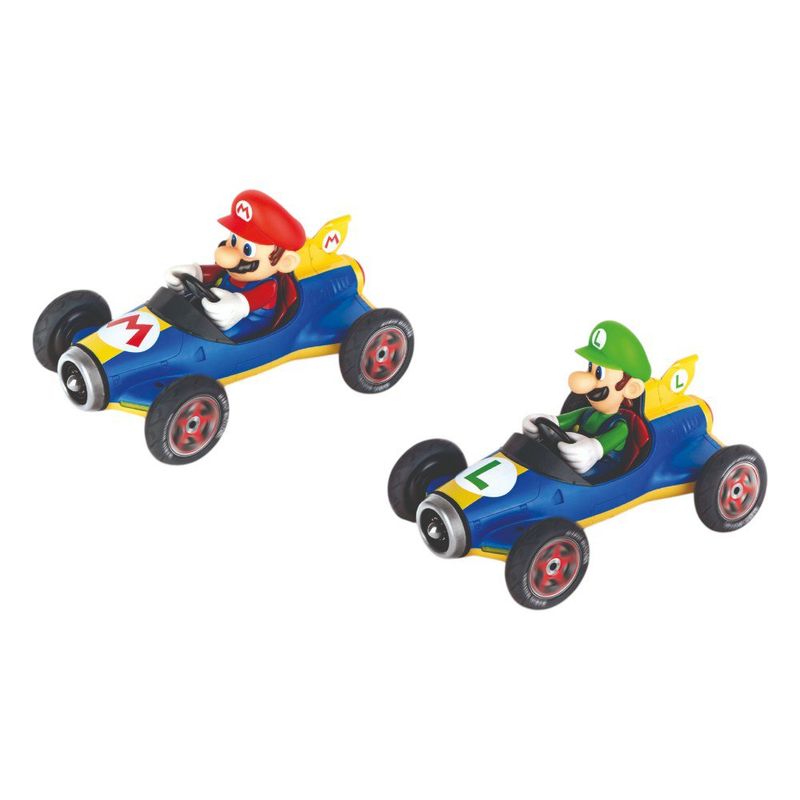 Set RC Mario Kart 2 Pzas Mach 8 Mario y Luigi