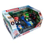 Set RC Mario Kart 2 Pzas Mach 8 Mario y Luigi