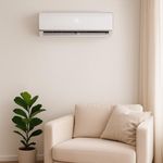 Aire Acondicionado de Pared con Pantalla Digital LED