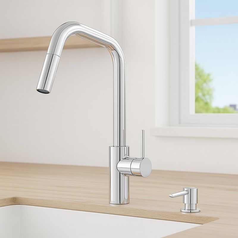 Grifo Monocontrol Pull Down Sena Cromado