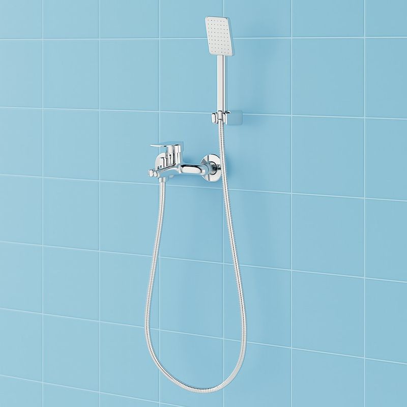 Ducha con Válvula Expuesta y Salida de Tina Sena Cromo