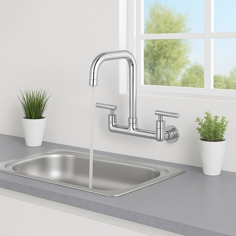 Mezcladora para Cocina Sena Acabado Cromo Brillante