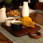 Vaso de Vidrio Azul 8 Oz