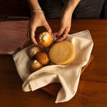 Set de 4 Servilletas Natural 50x50 Cm